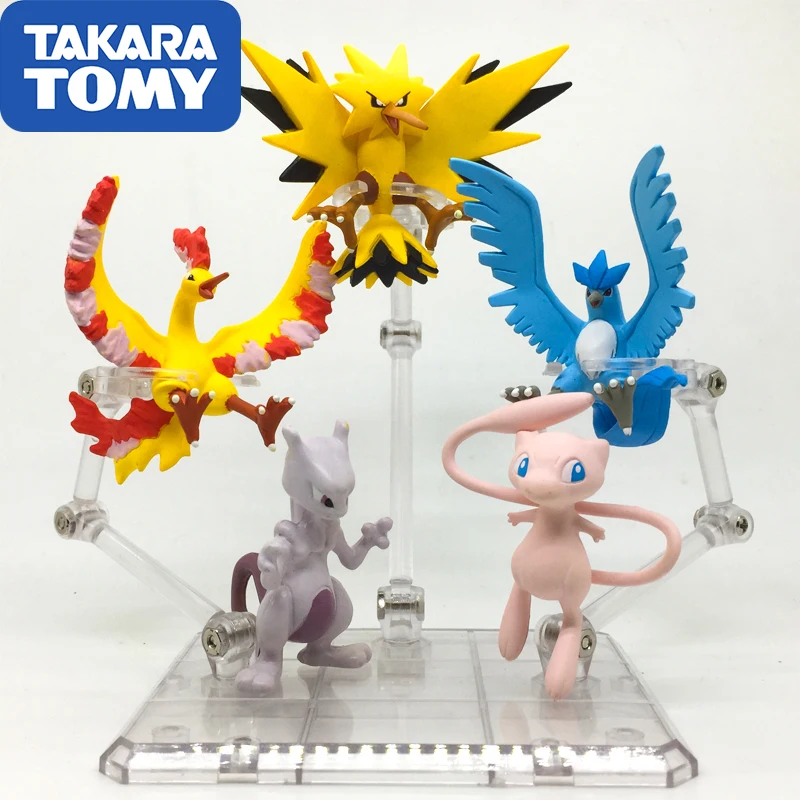 Оригинальная фигурка поколения покемона MC Zapdos Mew Articuno molтрет Mewtwo Кукла Коллекция