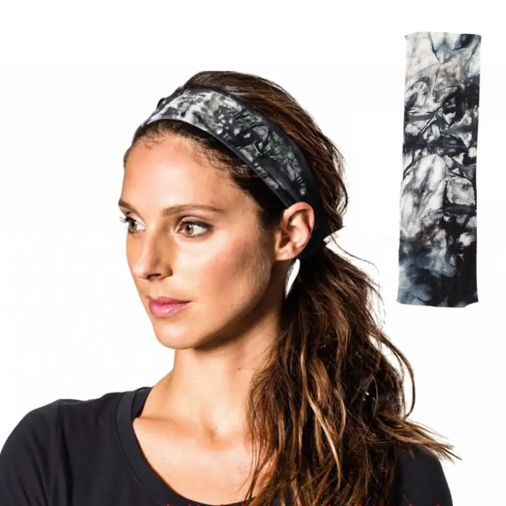 Всесезонные цвет: черный Синий Красный Спортивная Повязка На Голову Для женщин