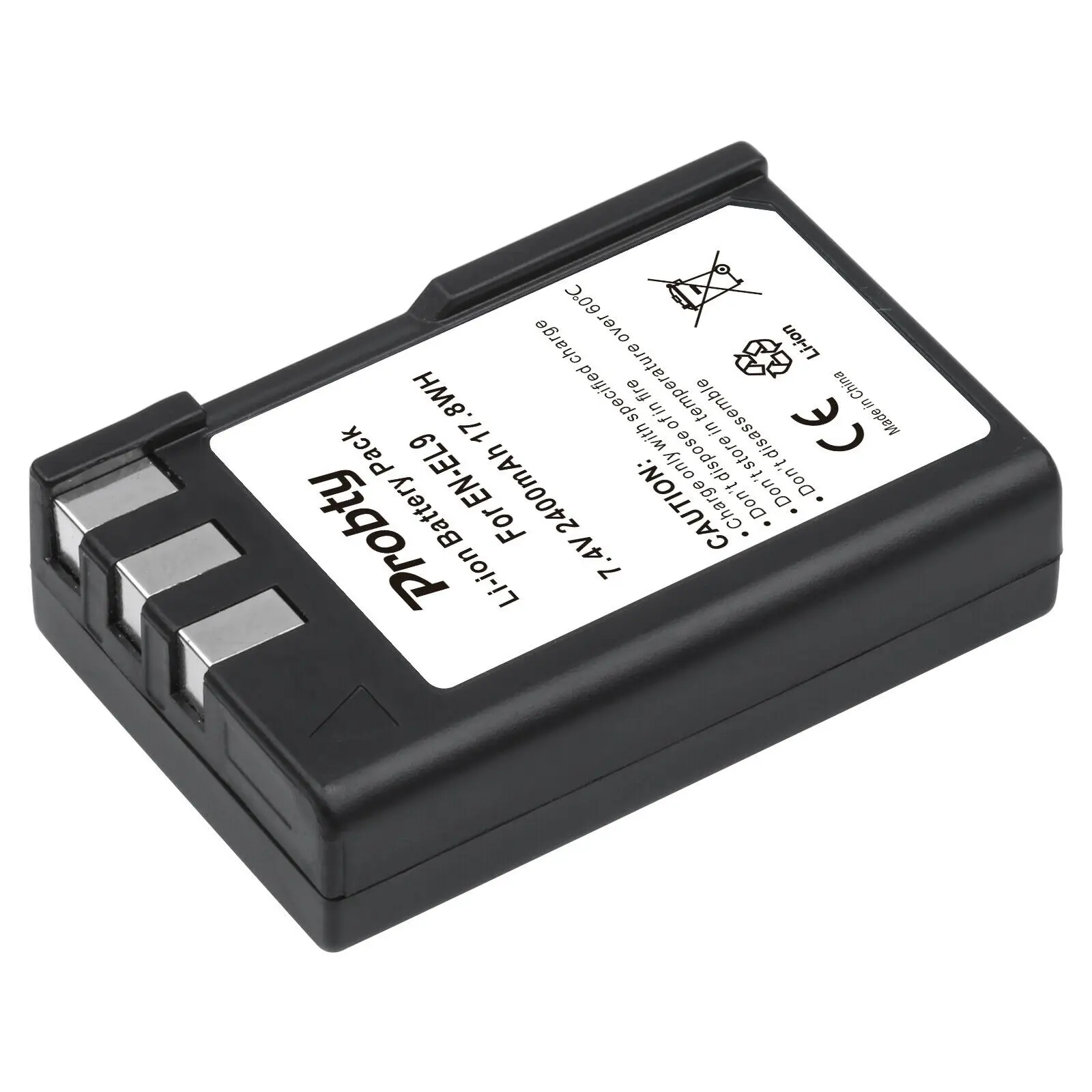 HIBTY 3 шт. EN-EL9 2400 мА/ч ультра высокой Ёмкость Li-Ion Батарея пакет для Nikon D40 D40x D60 D3000 D5000