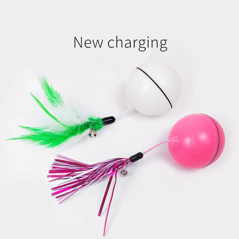 2020 креативные игрушки для кошек интерактивный автоматический вращающийся шар