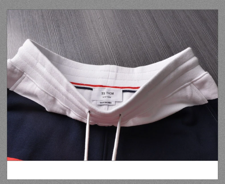 

2021 Fashion TB Brand Sweatpants Men Cotton Casual Sports Trousers Hip Hop Tracksuit Bottoms Mens Stripe Jogger Track Pants