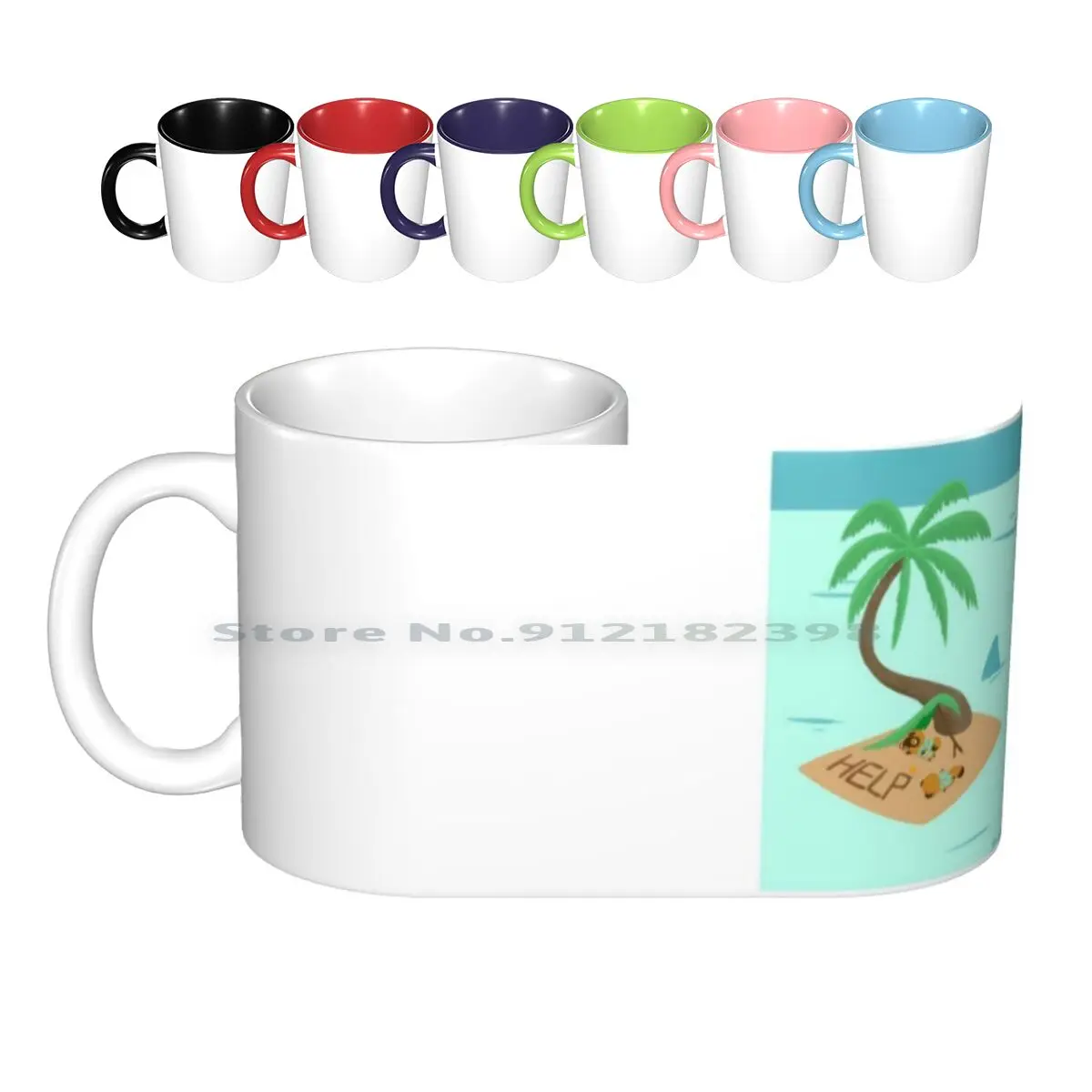 

Керамические кружки Timmy, кофейные чашки, Кружка для молока и чая, кружка с животными, новые горизонты, животные, милый остров Timmy, креативный т...