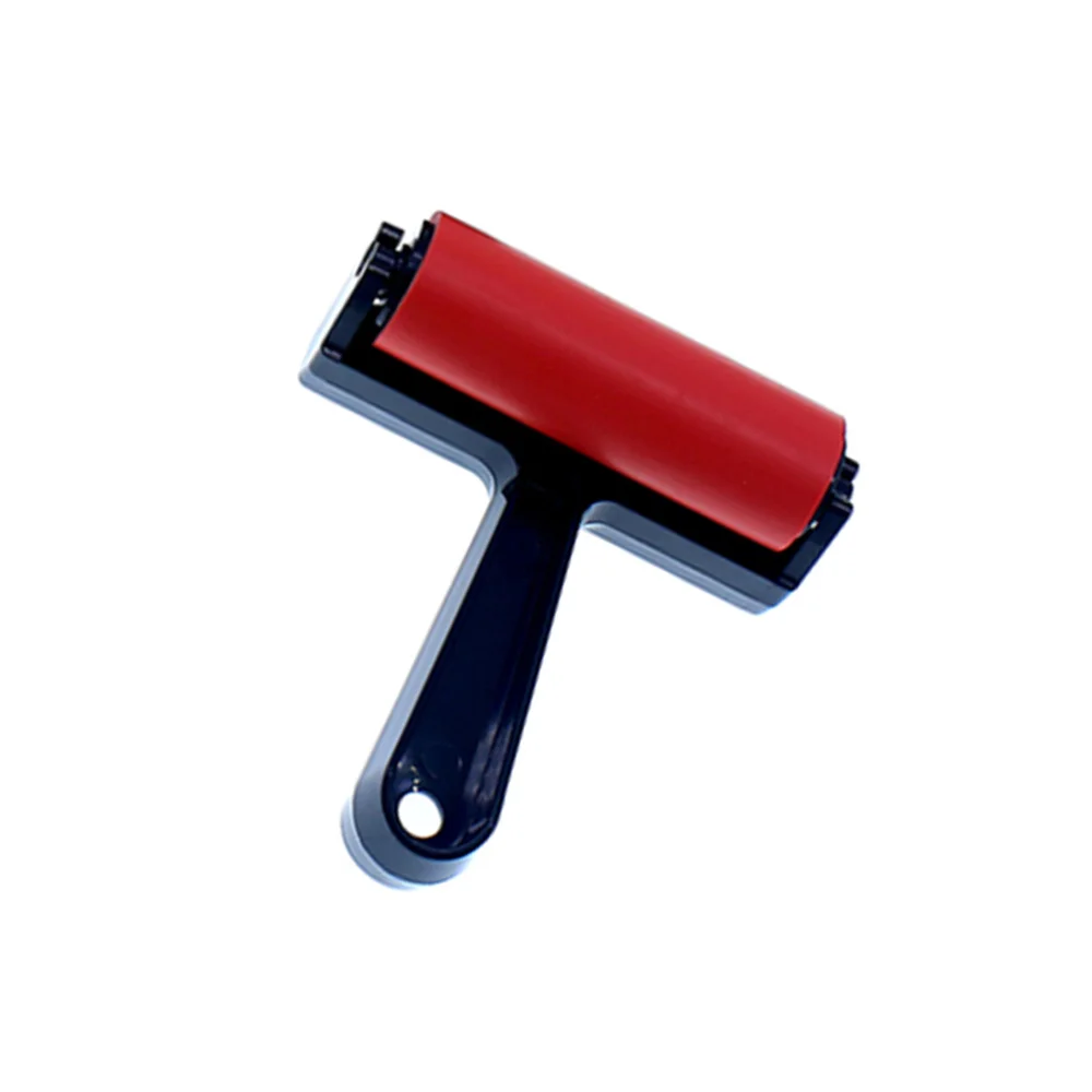 

Artist Rubber Roller Brayer Handle Ink Painting Brush Scrapbooks Wallpapers Drawing Graffiti Brushes (Red Length 10cm)