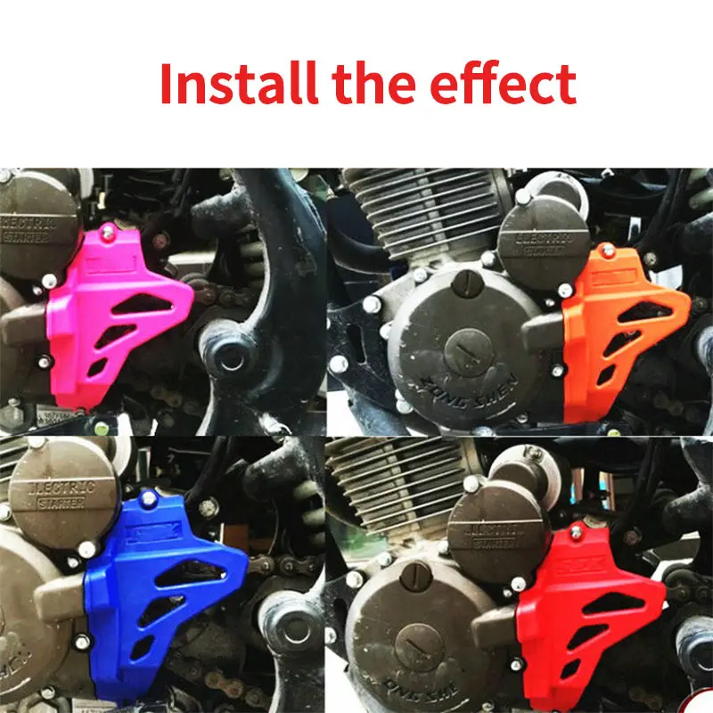 

NEW New product hot sale/pink/orange/red/blue god CB250 CQR KAYO T4 off-road motorcycle performance small engine sprocket cover