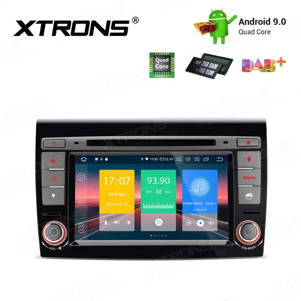 Автомобильный мультимедийный плеер XTRONS 7 &quotAndroid 9 0 DVD стерео радио GPS навигация OBD
