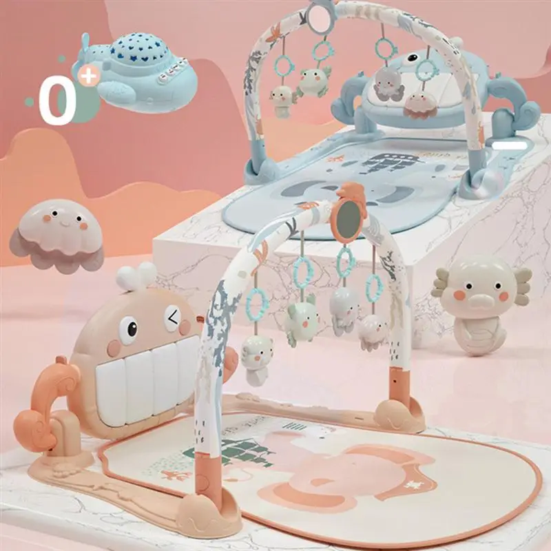 

1 Set of Kick and Play Piano Playmat New Born Baby Gym Mat Fitness Frame