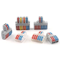 quick electrical wire connector splitter spl universal compact wiring cable connectors push in conductor terminal block ledlight