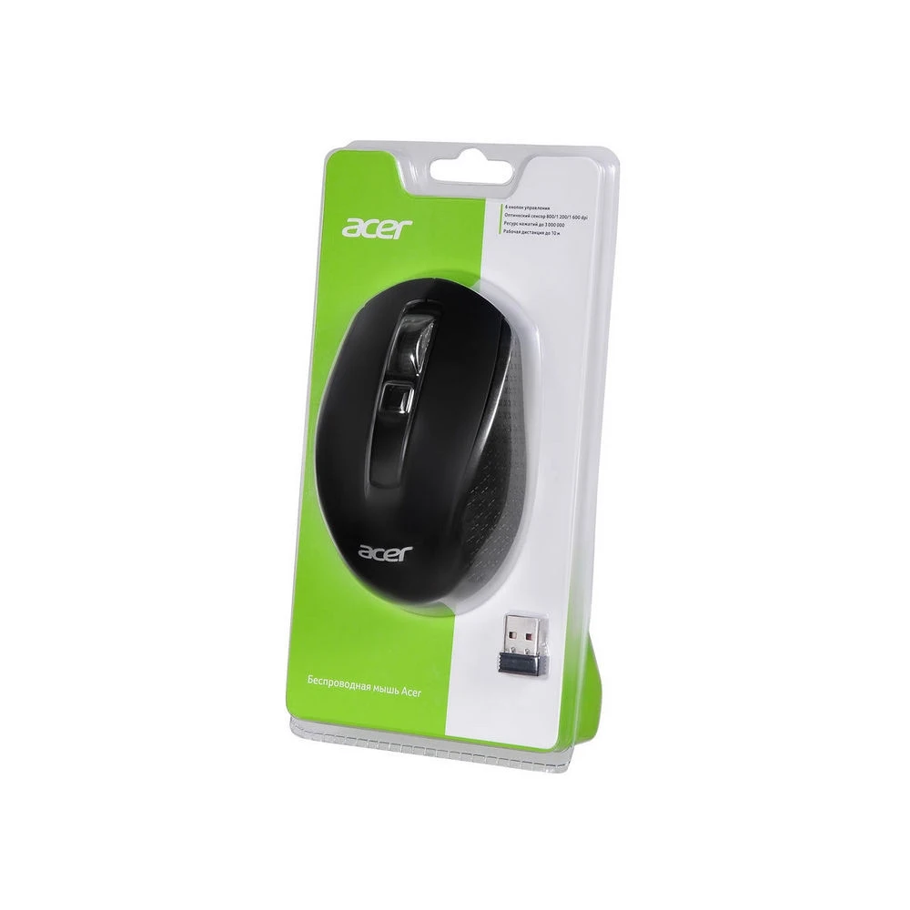 Мышь беспроводная Acer OMR060 black (ZL.MCEEE.00C) | Компьютеры и офис