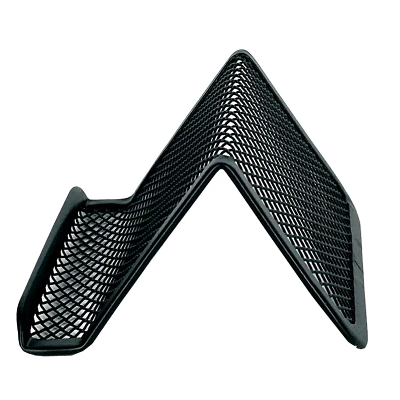 1pc Card Holder Shelf Business Cards Display Stand Office Bar Metal Wire Mesh Korean Style Desk Organizer Phone Case |
