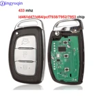 Дистанционный ключ-брелок от машины jingyuqin 3b для Hyundai IX35 Rena MISTRA Elantra 2015 433 МГц ID46 PCF7952 PCF7953 чип PCF7938 ID47 ID64