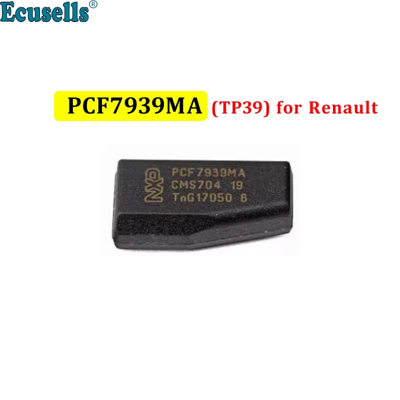 Автомобильный ключ углеродный чип транспондера пустой PCF7939MA(TP39) для Renault Dacia Duster Logan Sandero