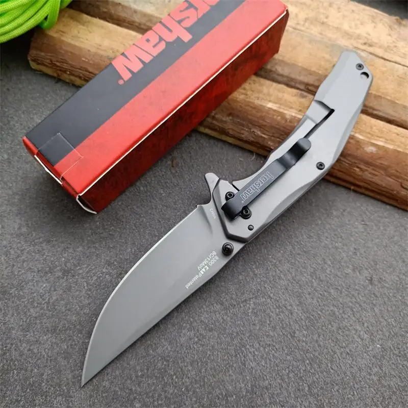 Kershaw 8300 складной нож 8Cr13Mov лезвие полностью стальное титановое покрытие + ручка из
