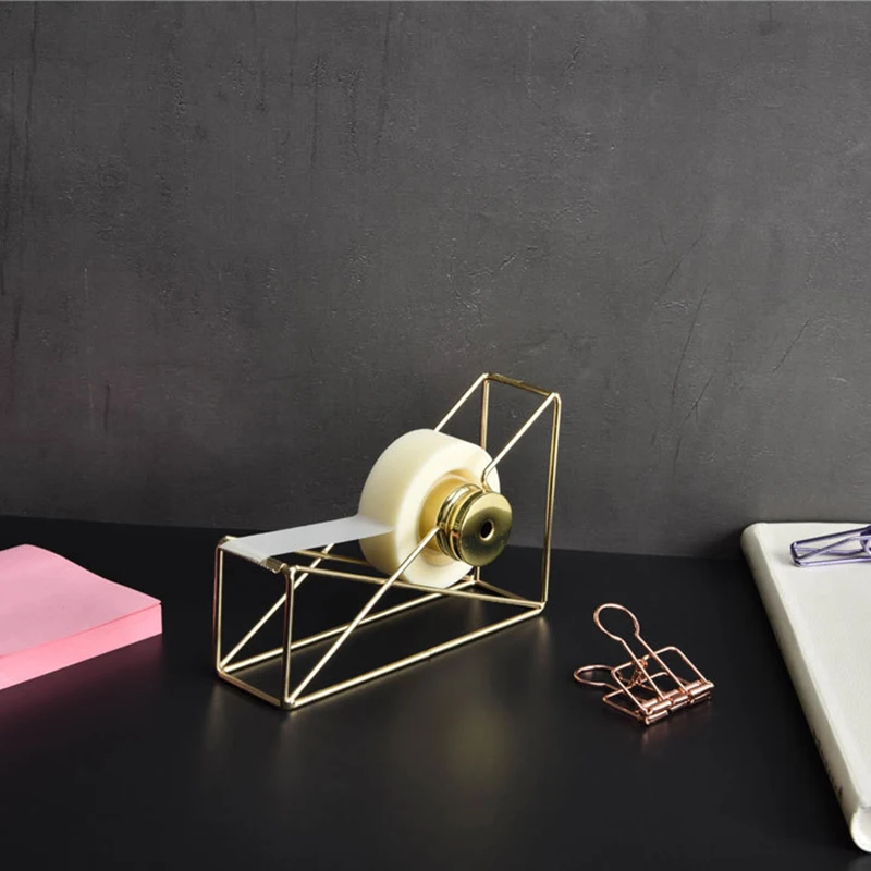 Металлический держатель для ленты из розового золота с основанием удаления в