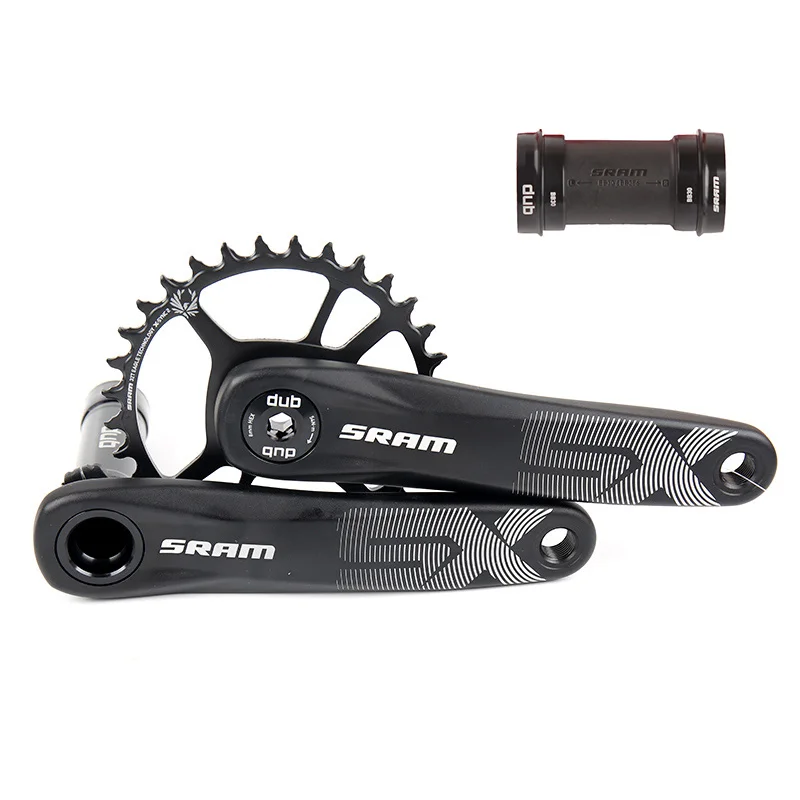 34T 170 BB30 SRAM 12 speed SX EAGLE Crank DUB 34T 6 мм смещенная стальная цепь 170 мм 175 мм 1x12 MTB велосипедный шатун - Цвет: 34T 170 BB30