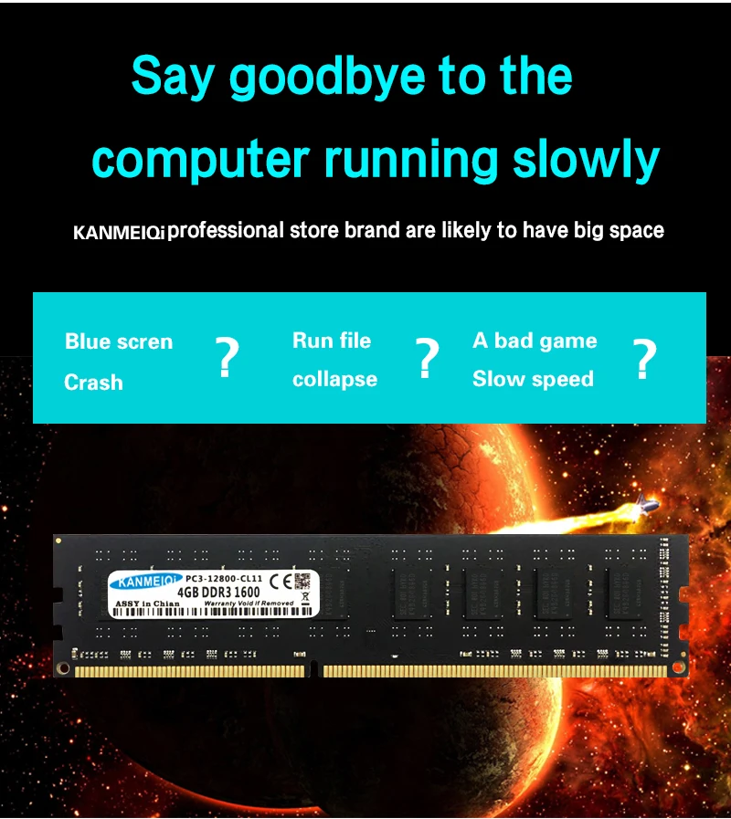 KANMEIQi DDR3 2G 4G 8G 1333MHZ 1600/1866mhz настольная оперативная Память память с радиатором 240pin 1,5 v DIMM Новинка