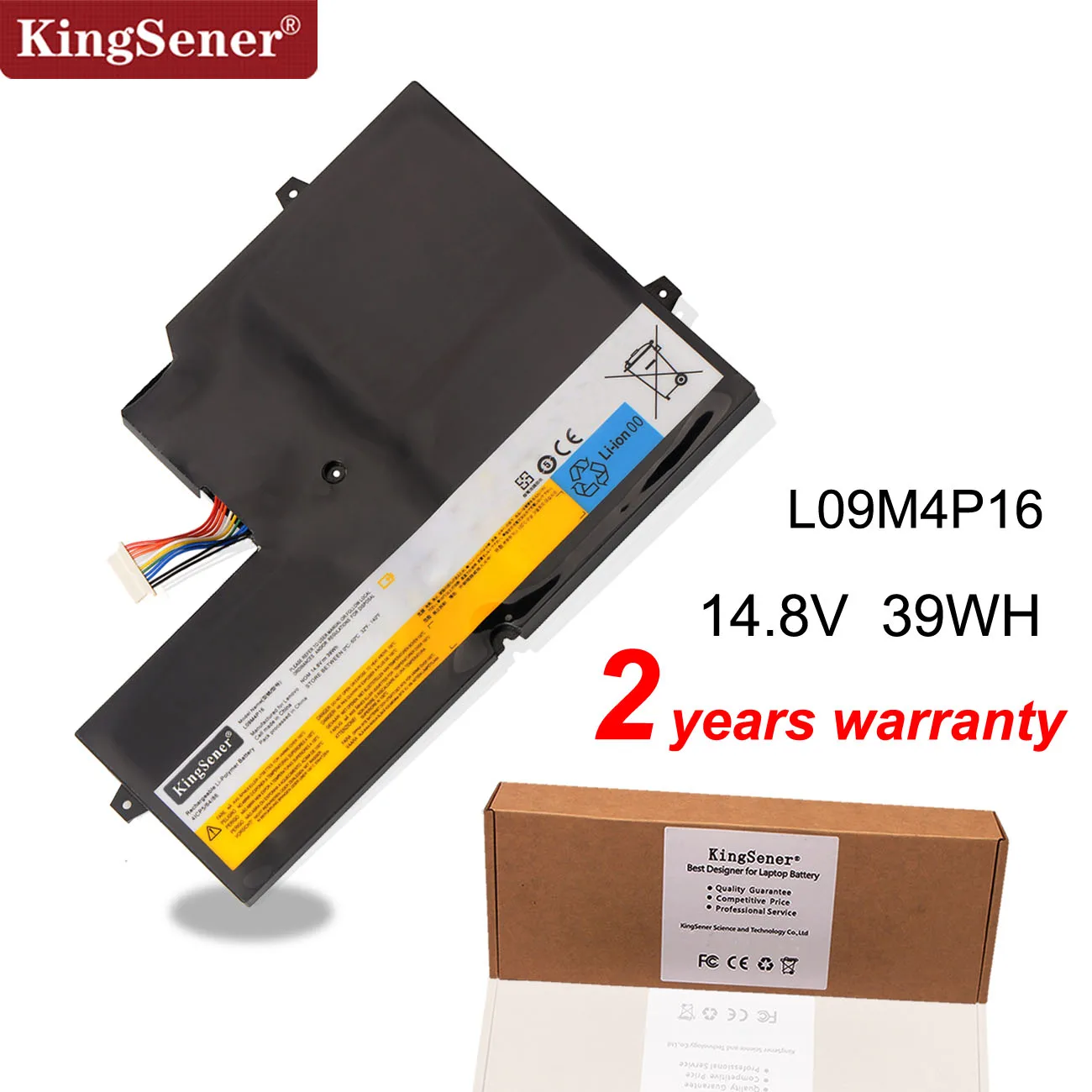 KingSener Новый L09M4P16 Аккумулятор для ноутбука Lenovo IdeaPad U260 серии 57Y6601 KB3072 14 8 V 39WH |