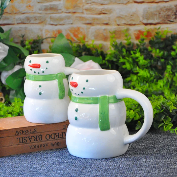 Новые креативные европейские Керамика Санта Клаус Кофе чашки чашка в форме