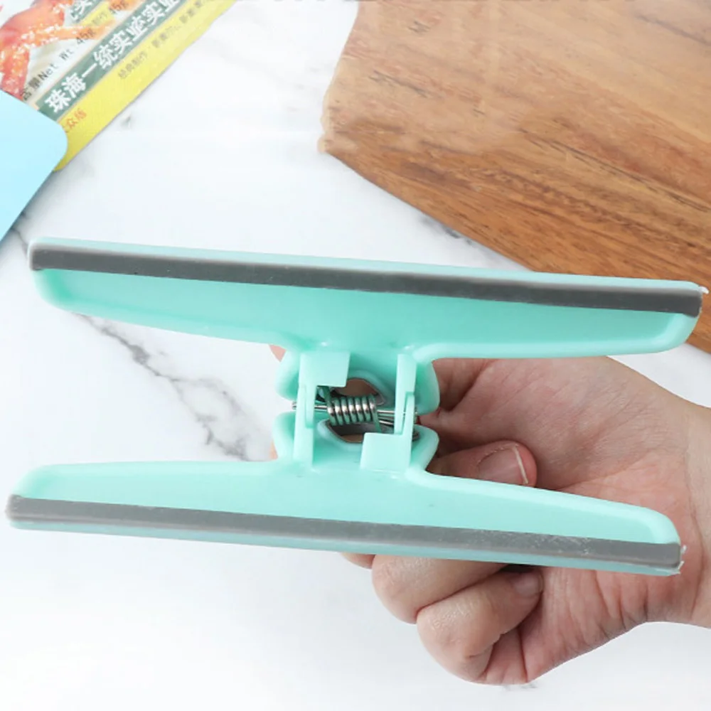 

Chip Bag Clips 5.3 Inch Heavy Duty Food Bag Clips Food Bag Clamp with Air Tight Seal Grip for Bread Bags Snack Bags