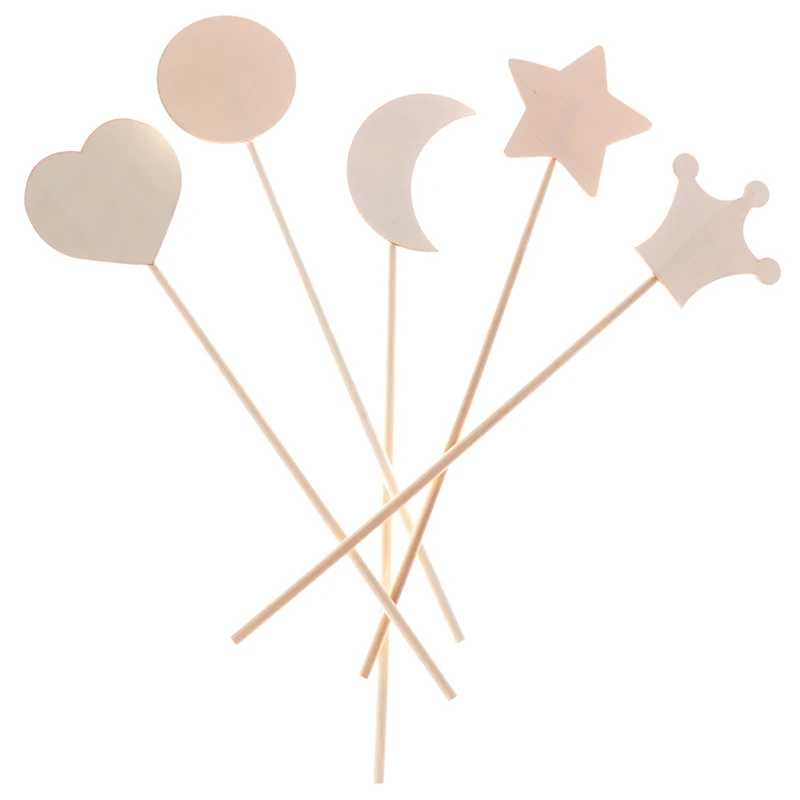 1 шт. детская принцесса для девочек DIY Ручная роспись Деревянная волшебная