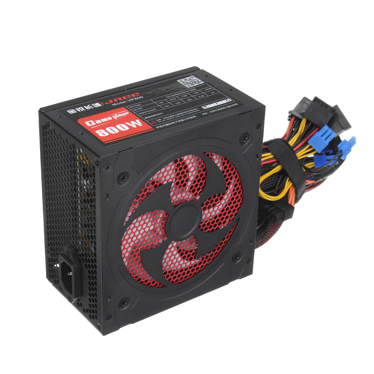 Блок питания для игрового ПК PFC тихий вентилятор ATX 20 + 4pin 12 в 800 Вт блок SATA