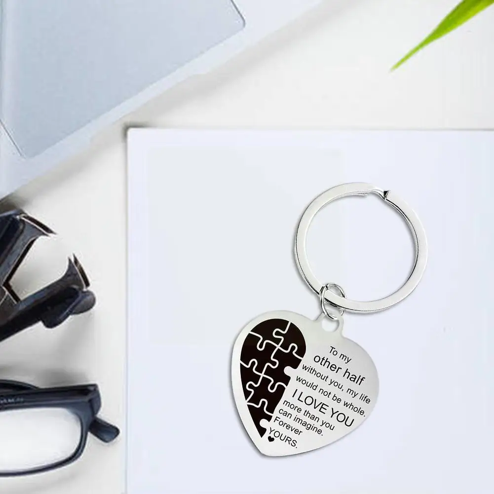 

Романтический брелок с надписью, брелок в форме сердца для друзей, семьи, пар, новый год, лучший сувенирный подарок X7N6