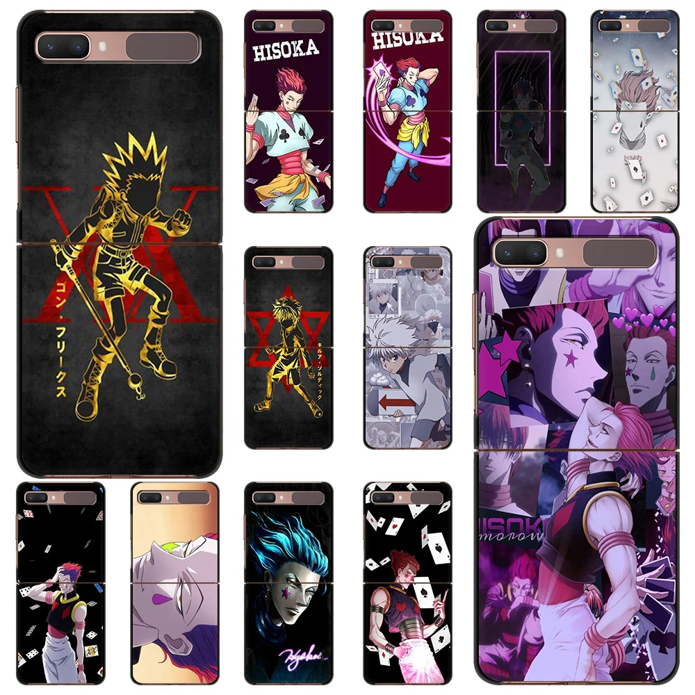 

Твердый чехол Hisoka для телефона из поликарбоната с аниме Hunter X Hunter Для Samsung Galaxy Z, флип-чехол для Galaxy Z Flip, складной противоударный чехол