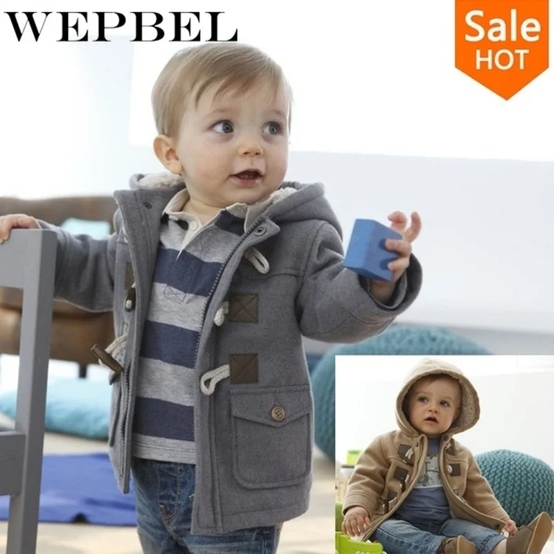 WEPBEL/зимние длинные куртки для маленьких девочек; теплая детская модная повседневная верхняя одежда с капюшоном, длинными рукавами, круглым вырезом и длинными рукавами; новое пальто