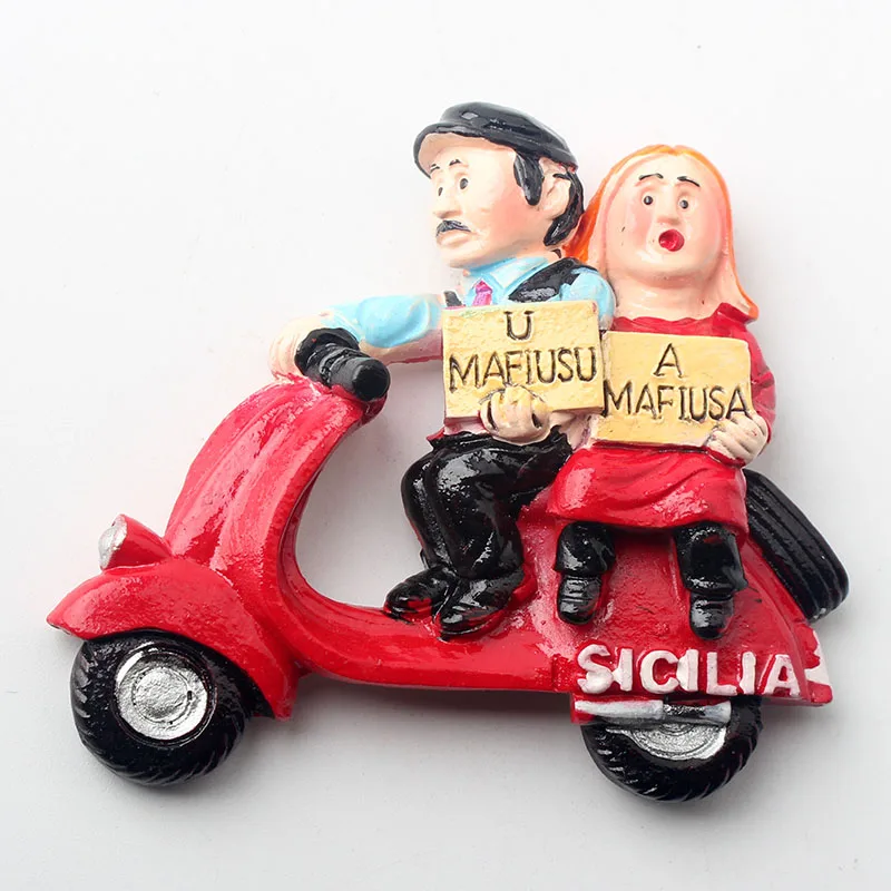 Горячая Распродажа Смола 3D магнит на холодильник Грузии Сицилия Македония