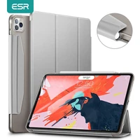 esr case for ipad pro 11 12 9 inch 2020 2021 smart case back cover magnetic closure pencil holder for ipad pro 2020 12 9 case
