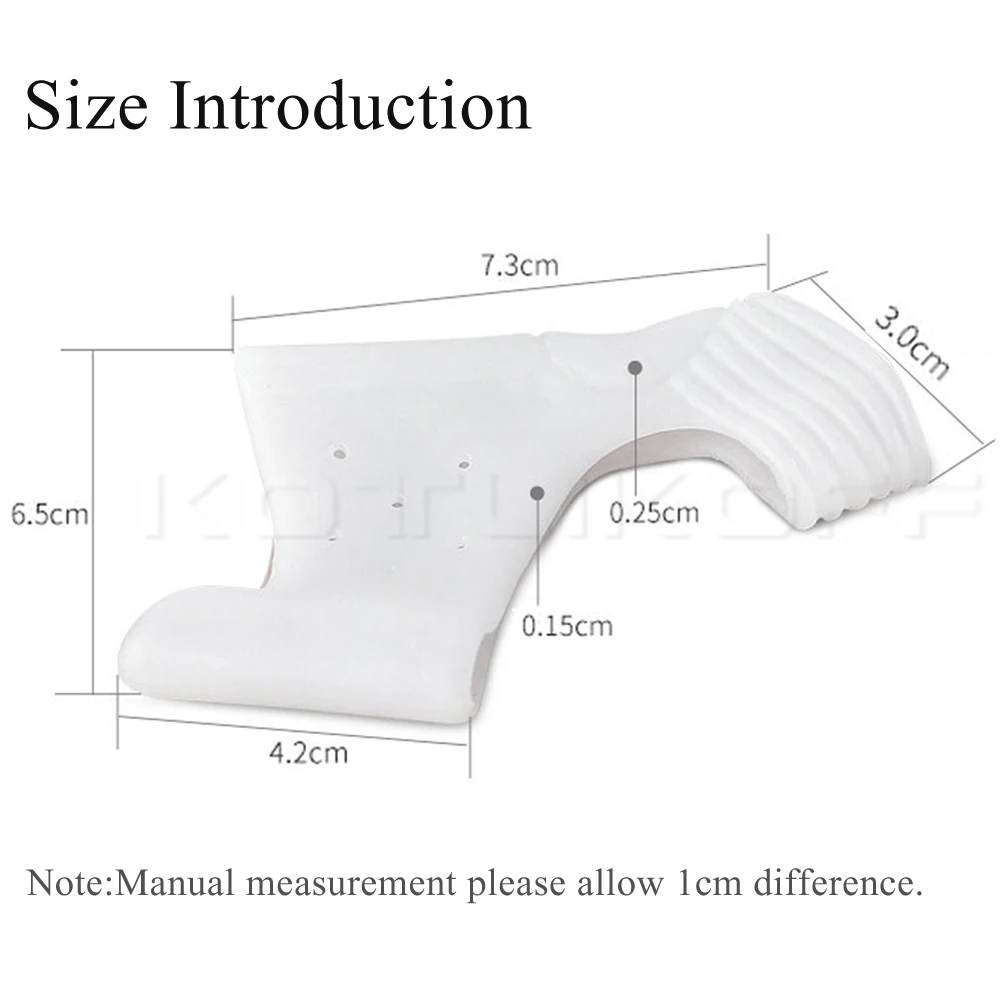 2Pcs Silicone Hallux Valgus Toe Separator Silicone Insoles Toe Overlapping Pain Relieve Spreader Foot Protector Inserts Orthosis