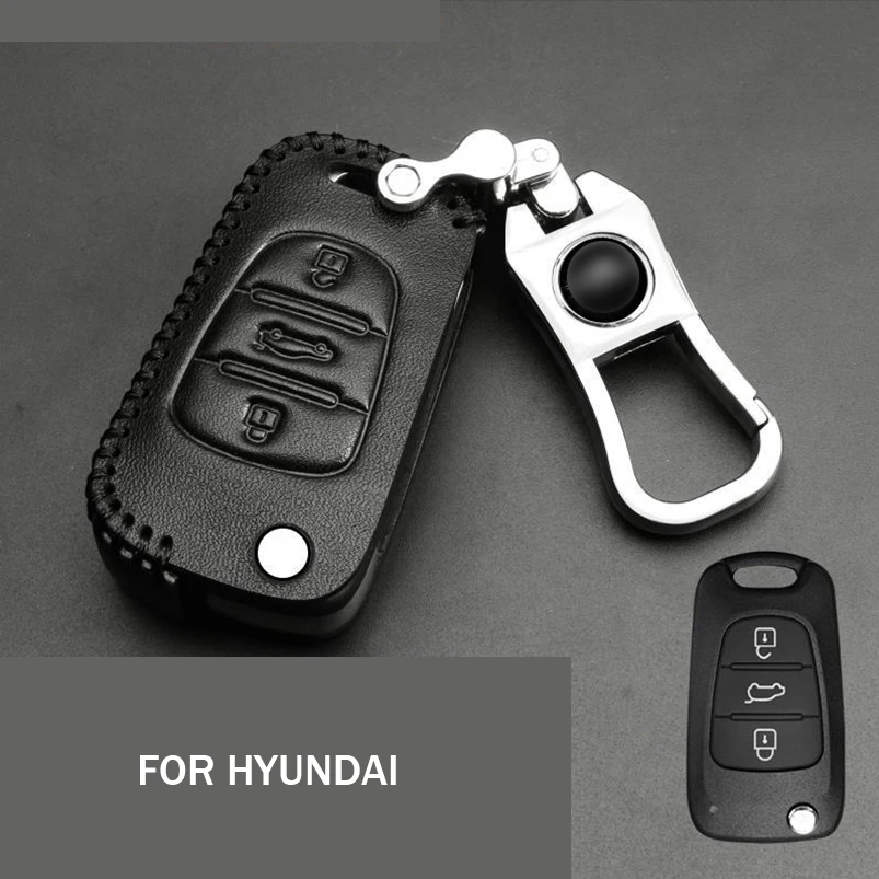 Флип чехол ручной работы из натуральной кожи для автомобильного ключа брелока