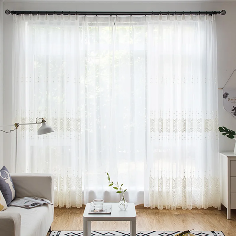 Роскошные европейские тюлевые оконные занавески s для гостиной спальни нежные