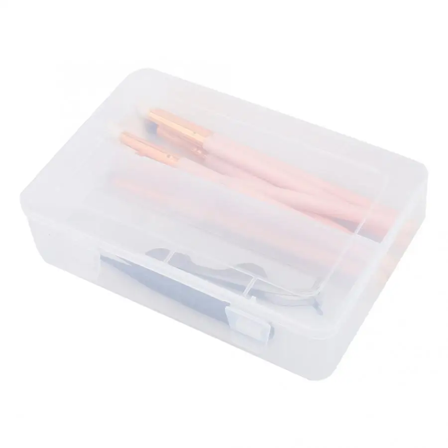 Пилочка для ногтей пинцет хранилище ножниц коробка дизайна инструмент украшения