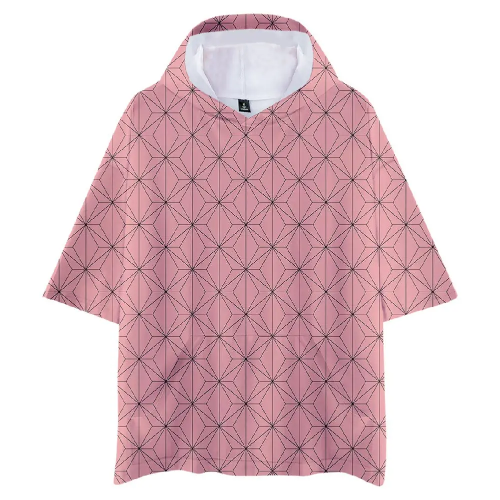 Футболка с капюшоном для мужчин и женщин Повседневная рубашка коротким рукавом 3D