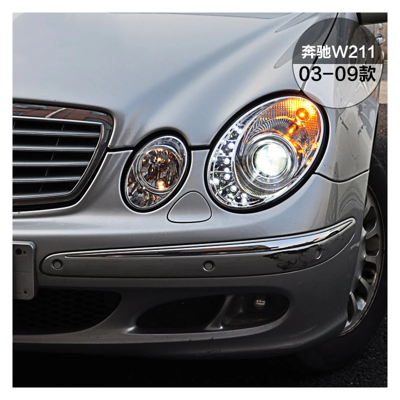 1 шт. фары для Mercedes Benz W211 E200 E230 E280 2003 2009 автомобильные аксессуары Фары|Фара авто в