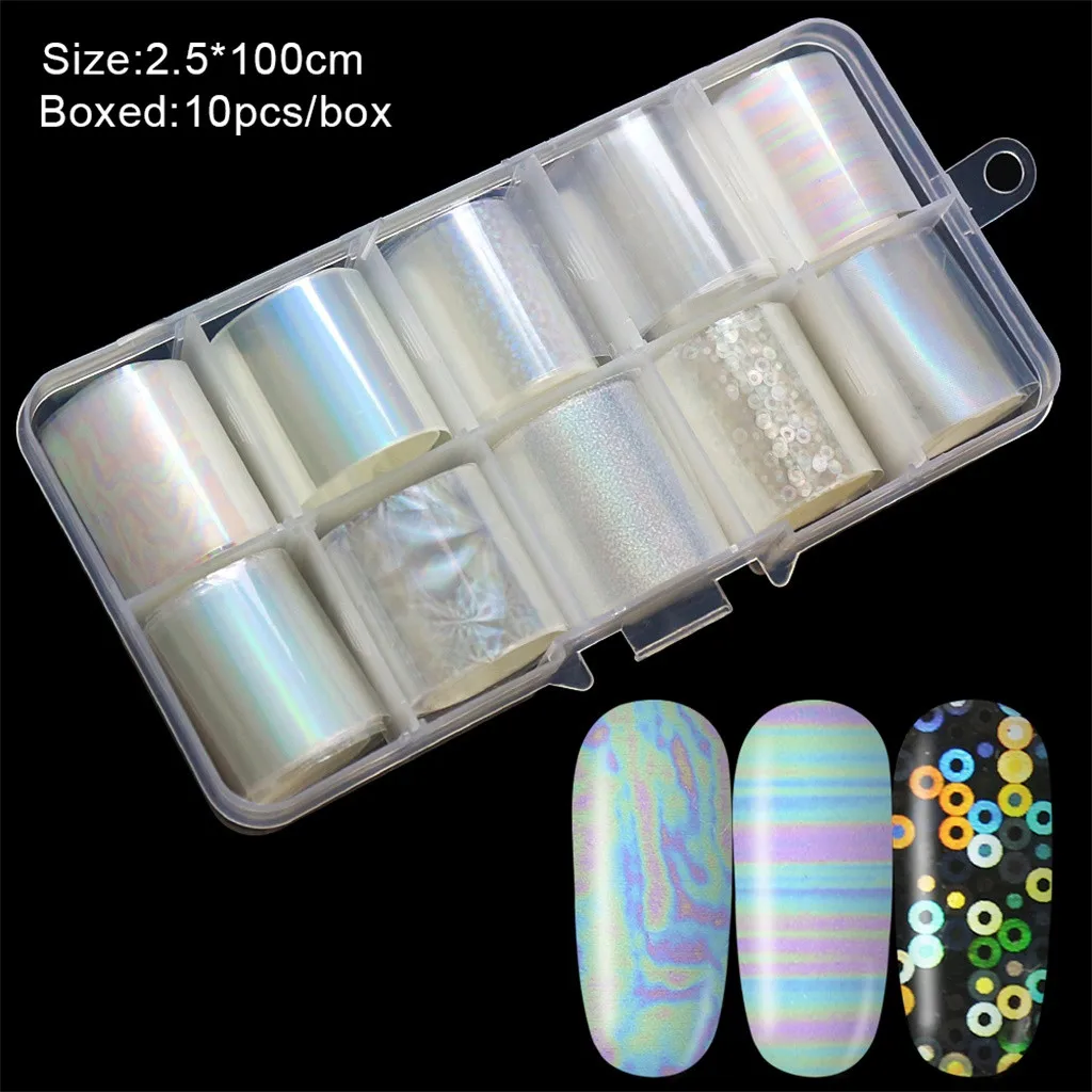 Переводная наклейка для ногтей сделай сам декор маникюра Рождественский стикер