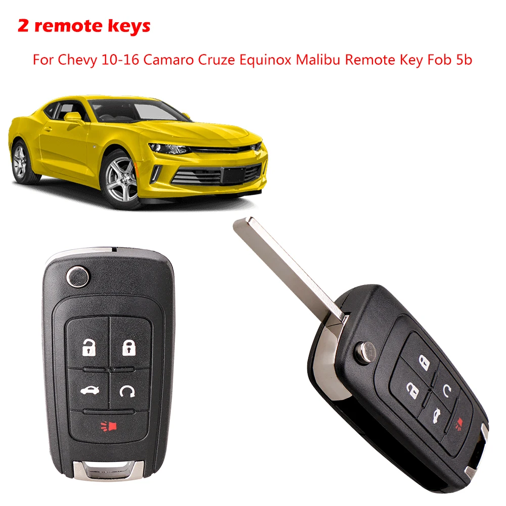 1 Replacement For Chevy 10-16 Camaro Cruze Equinox Malibu Remote Key Fob 5b Shell Car Bag Holder Organizer |