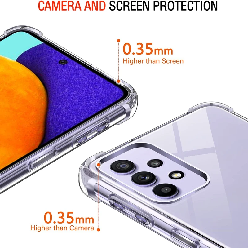 Противоударный чехол с подушкой безопасности для Samsung Galaxy A11 A21 A23 A31 A41 A51 A71 5G M21 M31 M32