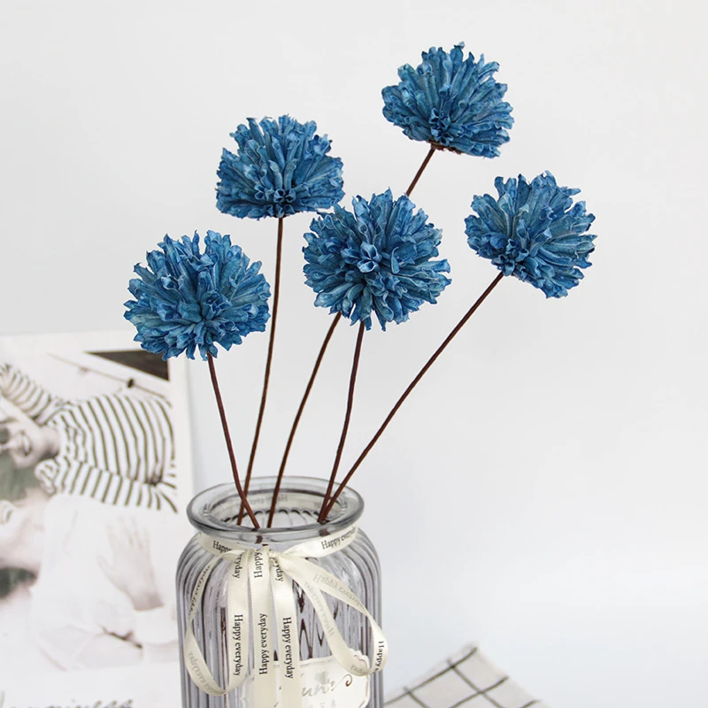 

4pc Natural Dried Flower Artificial Plants Cute Aesthetic Room Decor Handicraft Crafts Cheap Goods Home Essentials Bathroom Deco