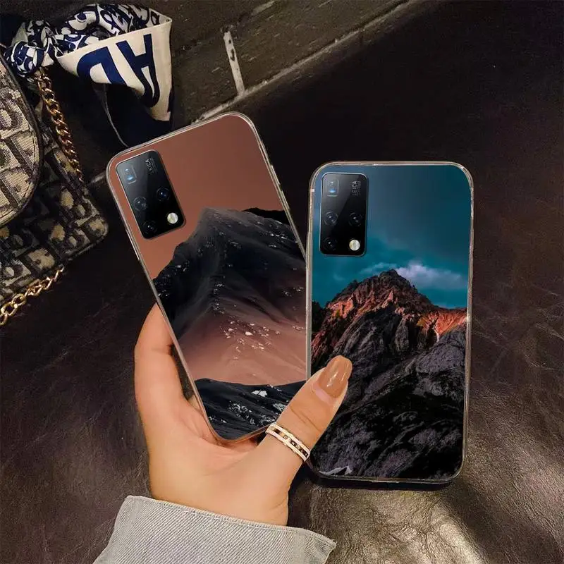 

Natural Scenery Lake Snow Mountain Phone Case For Samsung S4 5 S6 S7 Edge S8 S9 S10 Plus S20 Lite Fe Note20 A71 A21S Cover Coque