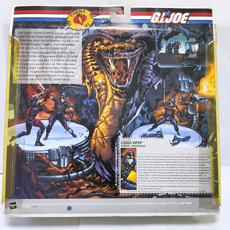 

3.75inch Original Hasbro G.I. Joe COBRA VIPER PIT Model Toy Action Figures Toys For Children Gift