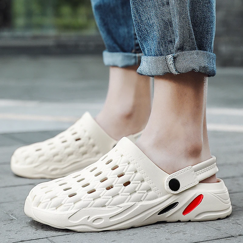 Летние новые сандалии унисекс легкие дышащие уличные для мужчин и женщин