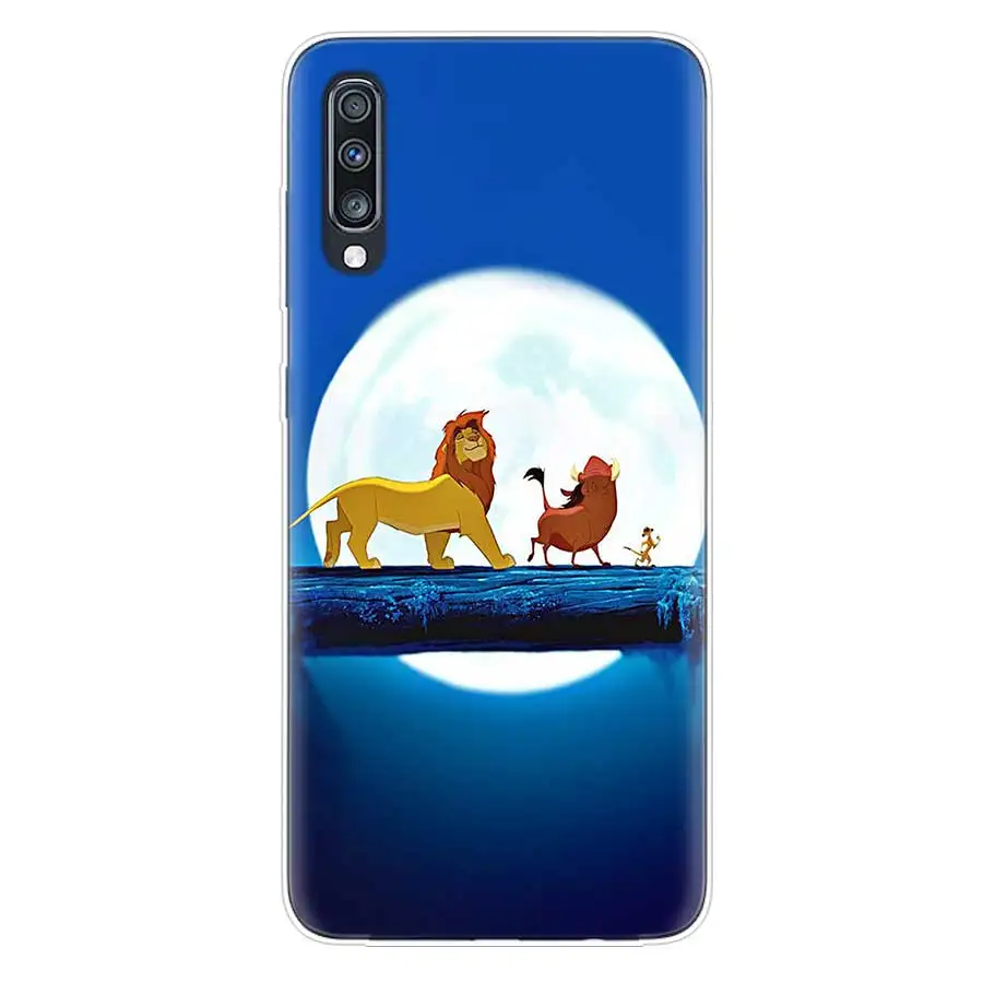 Король Лев Симба мягкий TPU чехол для samsung Galaxy S10 рlus lite S10E A70 A50 A30 M40 M30 M20 A60 A40 A20 A10 M10 A20E крышка