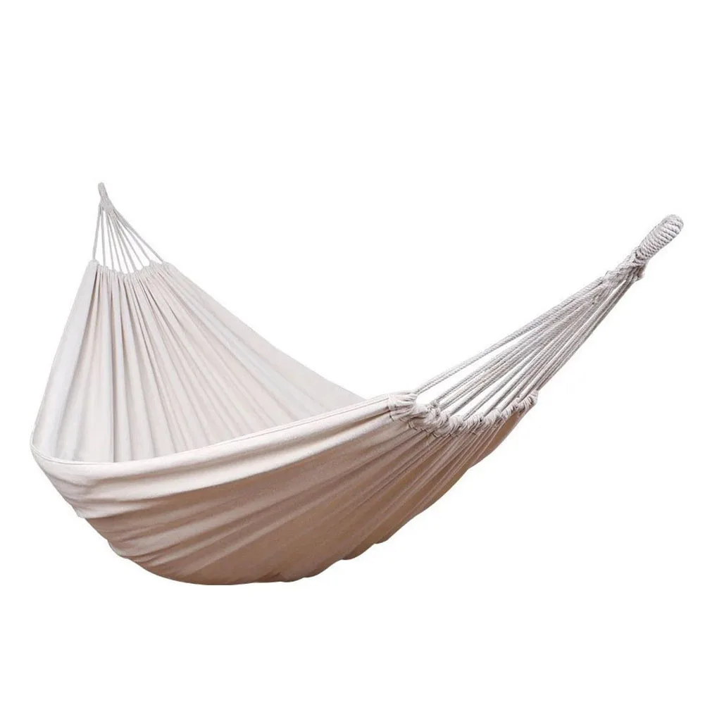 

Outdoor Travel Camping Garden Balcony Cotton Cloth Hammock Hanging Swing Bed Swing Lazy Travel Camping Chair Hammocks