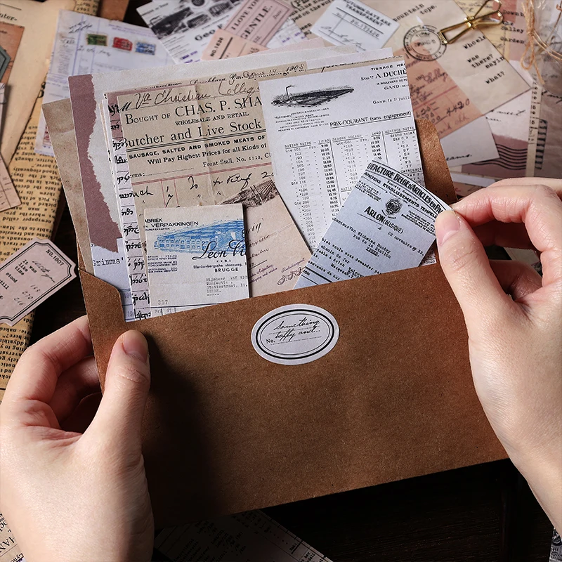 

Lulu 76 шт./упак. бумажные стикеры в стиле ретро для скрапбукинга, журнала, дневника, коллажа, нежелательного фона, украшения, DIY канцелярские пр...