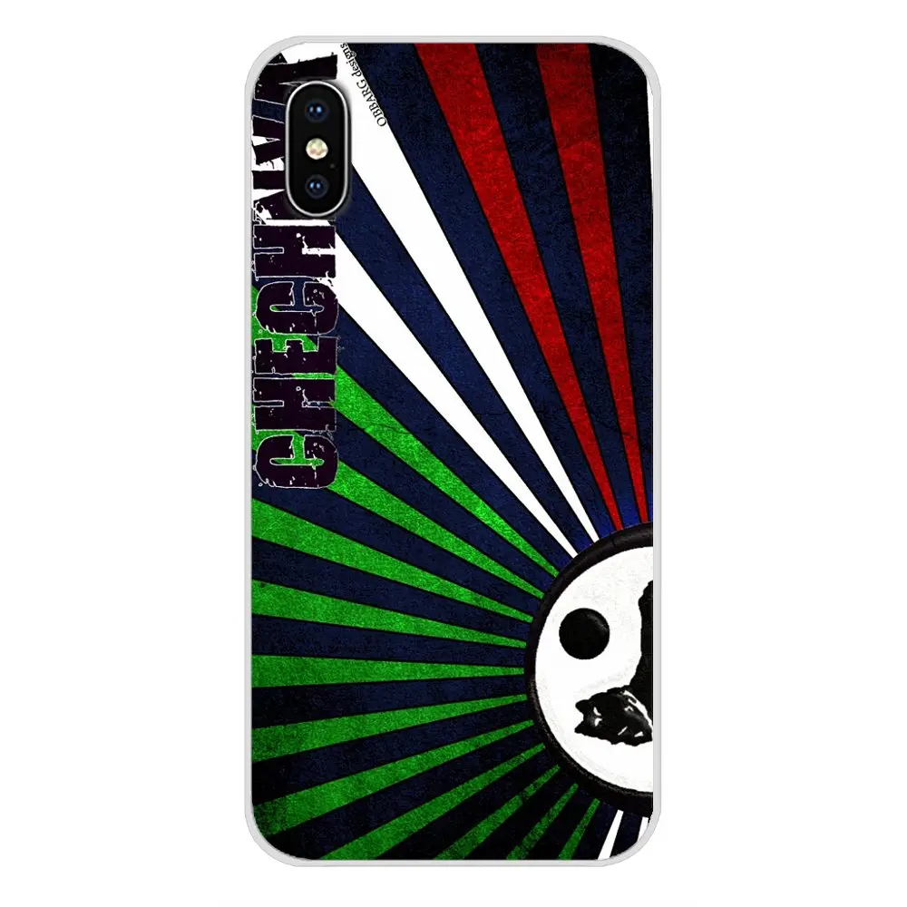 Силиконовый чехол I Am From Chechen Wolf с национальным флагом для Samsung Galaxy S3 S4 S5 Mini S6 S7 Edge S8