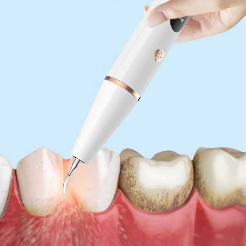 Электрический ультразвуковой отбеливатель зубов калькулятор детской чистки |