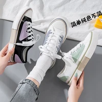four seasons new canvas shoes women fashion sneakers woman vulcanize shoes ladies casual loafers flats student skateboard shoes