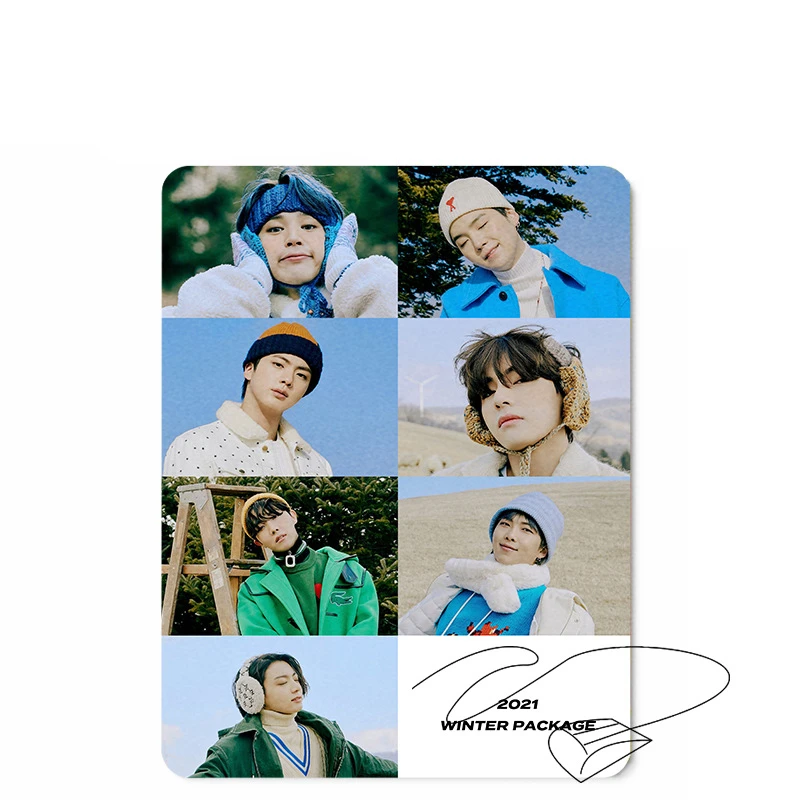 

Wholesale Kpop Bangtan Boys 2021WINTER PACKAGE Mouse Pad Kawaii Gaming Deskmat Rugs Mousepepad Computer Desk Mat Accessories