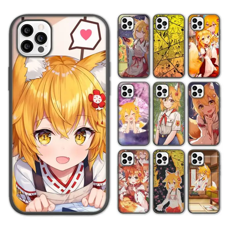 

Anime The Helpful Fox Senko San Phone Case For iPhone 13 12 11 pro max mini x xs xr 7 8 5 se plus soft Cover Fundas